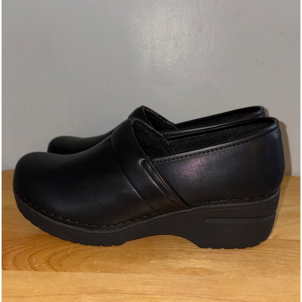 Easy Works Easy Street Women's Black Lead Work Shoes Clogs 9.5WW Slip Resistant - Picture 7 of 16
